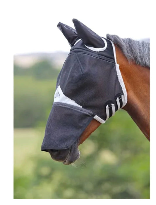 Shires FD Fly Mask with Ears & Nose
