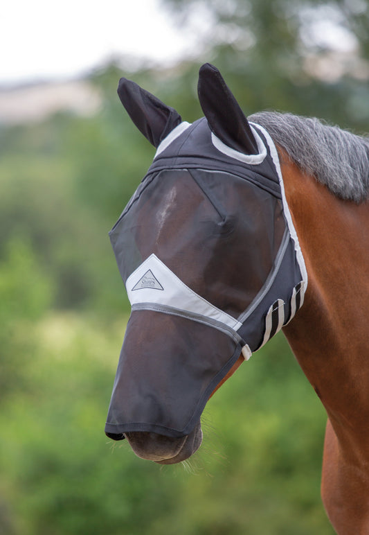 Shires FM Fly Mask with Ears & Nose