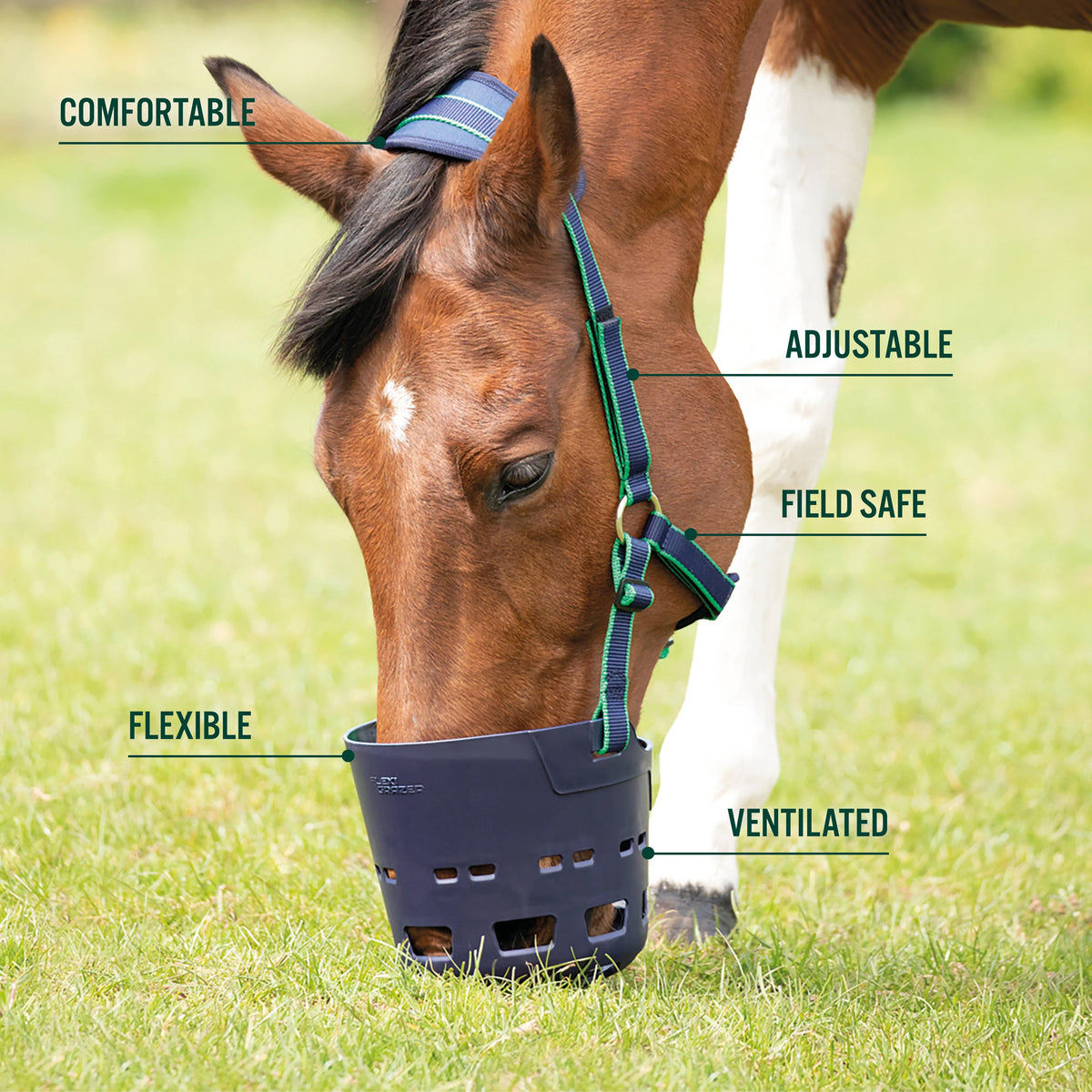 Shires Flexi Grazer Muzzle