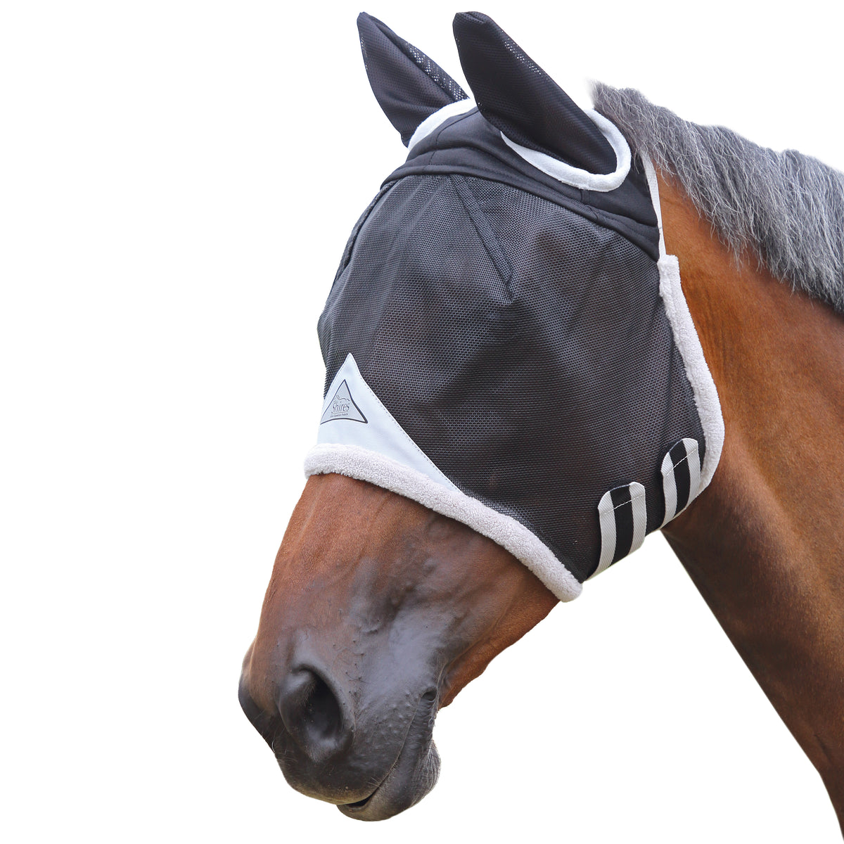 Shires FD Fly Mask with Ears - tackdirect